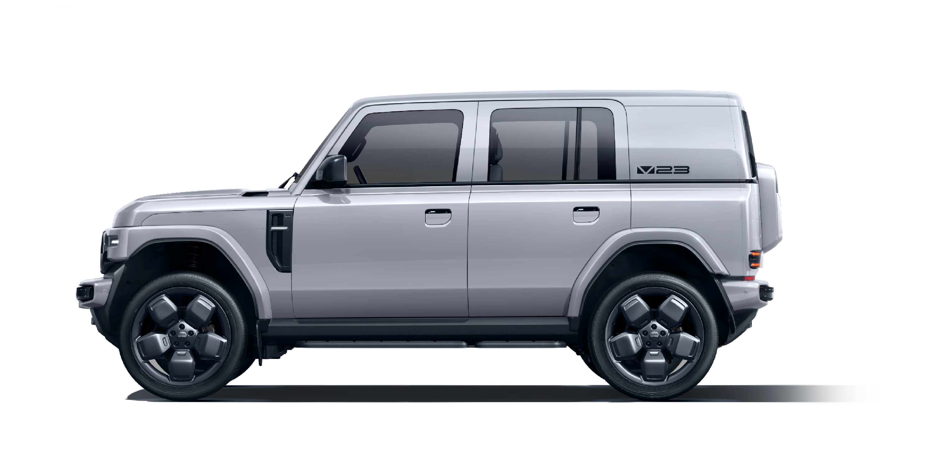 Silver exterior